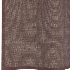 Kant &Amp; Klaar Gordijnen-vidaXL Gordijnen van voile met ringen - Bruin - 140x260 cm - Stof - 2 Stuks