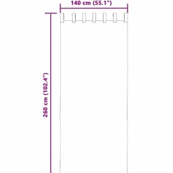 Kant &Amp; Klaar Gordijnen-vidaXL Gordijnen van voile met lussen - Lichtroze - 140x260 cm - Stof - 2 Stuks