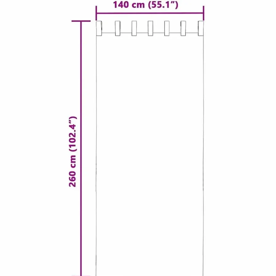 Kant &Amp; Klaar Gordijnen-vidaXL Gordijnen van voile met lussen - Lichtroze - 140x260 cm - Stof - 2 Stuks
