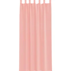 vidaXL Gordijnen van voile met lussen - Roze - 140x245 cm - Stof - 2 Stuks