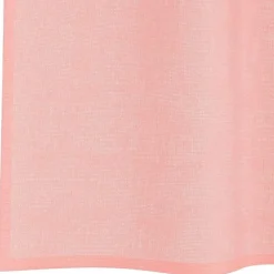 vidaXL Gordijnen van voile met lussen - Roze - 140x245 cm - Stof - 2 Stuks