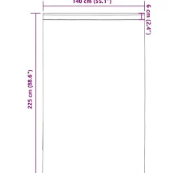 Gordijnen|Kant &Amp; Klaar Gordijnen-vidaXL Gordijnen van voile met roedezakken - Wit - 140x225 cm - Stof - 2 Stuks