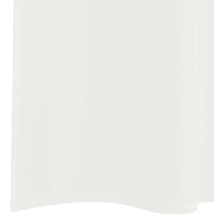 Gordijnen|Kant &Amp; Klaar Gordijnen-vidaXL Gordijnen van voile met roedezakken - Wit - 140x225 cm - Stof - 2 Stuks