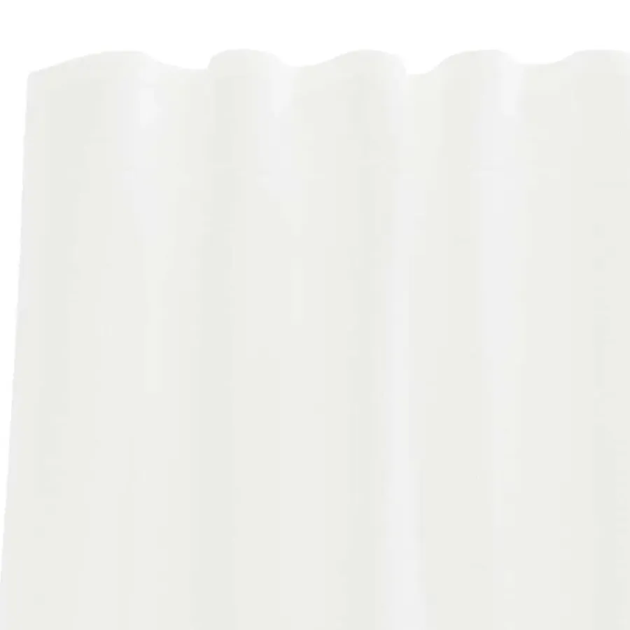 Gordijnen|Kant &Amp; Klaar Gordijnen-vidaXL Gordijnen van voile met roedezakken - Wit - 140x225 cm - Stof - 2 Stuks