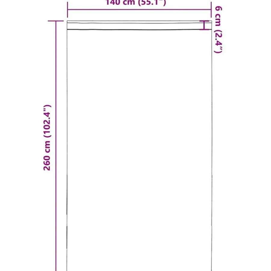 Kant &Amp; Klaar Gordijnen-vidaXL Gordijnen van voile met roedezakken - Bruin - 140x260 cm - Stof - 2 Stuks