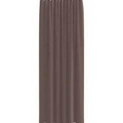 Kant &Amp; Klaar Gordijnen-vidaXL Gordijnen van voile met roedezakken - Bruin - 140x260 cm - Stof - 2 Stuks