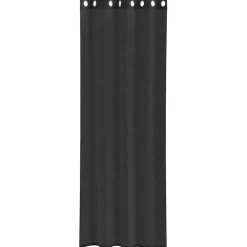Kant &Amp; Klaar Gordijnen-vidaXL Gordijnen van voile met ringen - Zwart - 140x300 cm - Stof - 2 Stuks