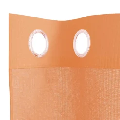 Kant &Amp; Klaar Gordijnen-vidaXL Gordijnen van voile met ringen - Terracotta - 140x175 cm - Stof - 2 Stuks
