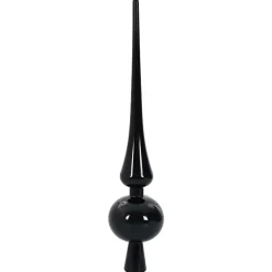vidaXL Kerstballen set met 150 LED - 61x - Ø3/4/6 cm - Zwart - Kunststof - Mix