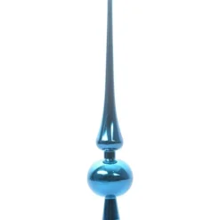 Kerstballen-vidaXL Kerstballen set met 150 LED - 61x - Ø3/4/6 cm - Blauw - Kunststof - Mix