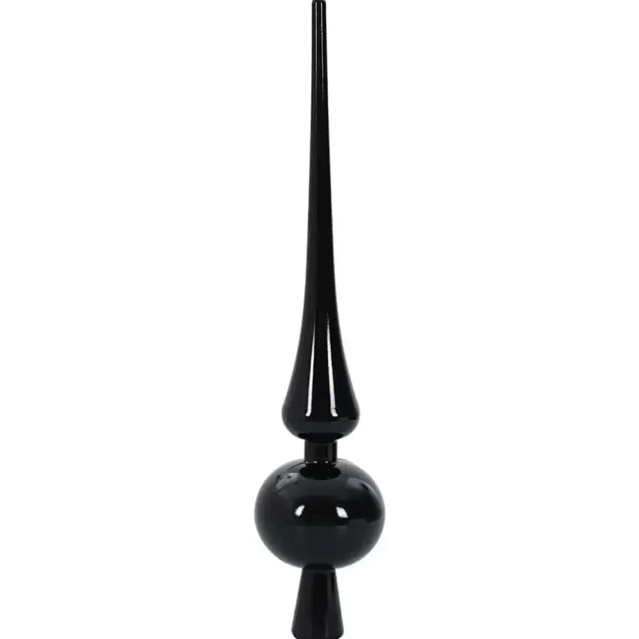 vidaXL Kerstballen set met 300 LED - 120x - Ø3/4/6 cm - Zwart - Kunststof - Mix