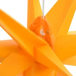 vidaXL Kerstlampen met LED's 3 st inklapbaar 100 cm geel