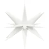 Kerstverlichting-vidaXL Kerstlampen met LED's 3 st inklapbaar 57 cm wit