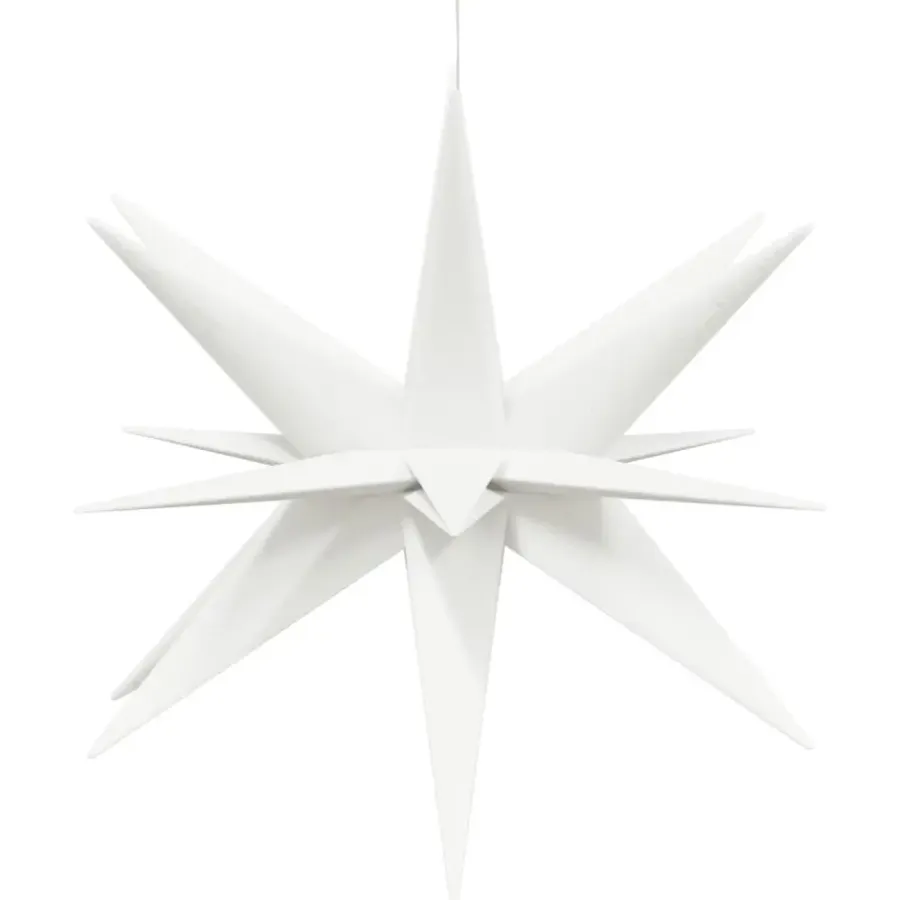 Kerstverlichting-vidaXL Kerstlampen met LED's 3 st inklapbaar 57 cm wit