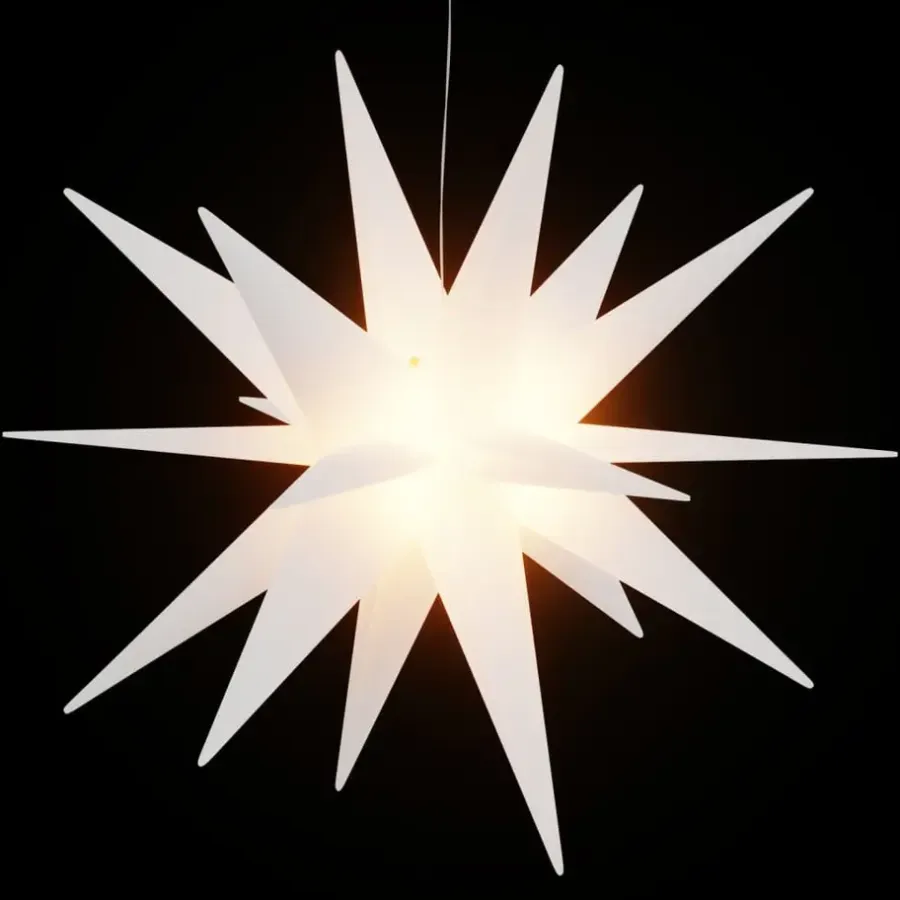 Kerstverlichting-vidaXL Kerstlampen met LED's 3 st inklapbaar 57 cm wit