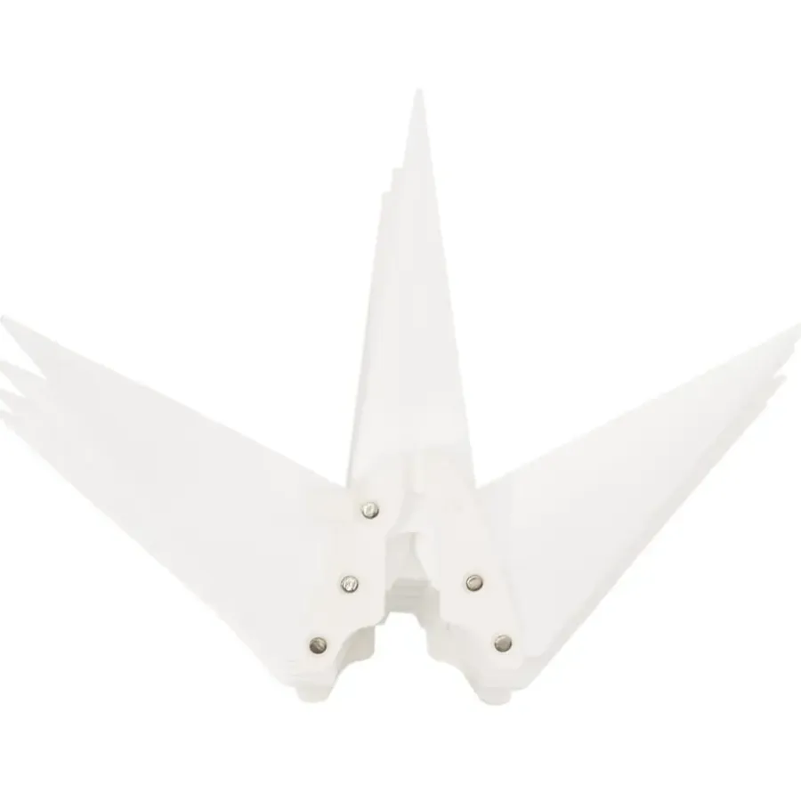 Kerstverlichting-vidaXL Kerstlampen met LED's 3 st inklapbaar 57 cm wit