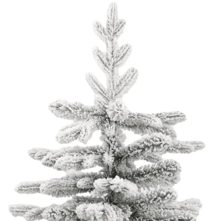 vidaXL Kunstkerstboom met scharnieren en sneeuw 180 cm