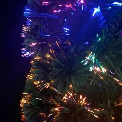 vidaXL Kunstkerstboom met standaard smal 150 cm glasvezel