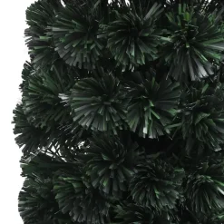 vidaXL Kunstkerstboom met standaard smal 150 cm glasvezel