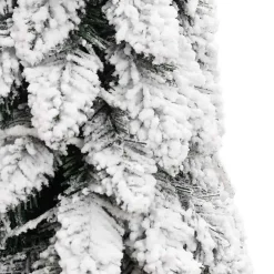 Kerstbomen-vidaXL Kunstkerstboom met verlichting en sneeuw 80 LED's 150 cm