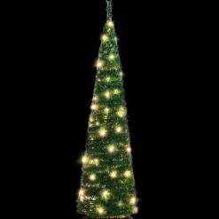 vidaXL Kunstkerstboom pop-up 50 LED's 120 cm groen