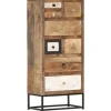 Ladekasten|Ladekasten-vidaXL Ladekast 45x30x105 cm massief gerecycled hout