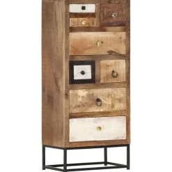 Ladekasten|Ladekasten-vidaXL Ladekast 45x30x105 cm massief gerecycled hout