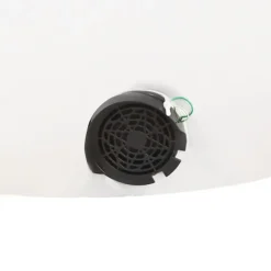 vidaXL Sneeuwpop opblaasbaar met LED's 370 cm