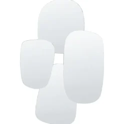Beliani VIERZON - Wandspiegel - Zilver - 80 x 120 cm - Glas