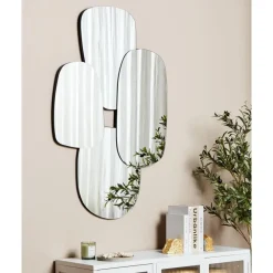 Beliani VIERZON - Wandspiegel - Zilver - 80 x 120 cm - Glas