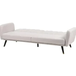 Beliani VIMMERBY - Slaapbank - Beige - Polyester
