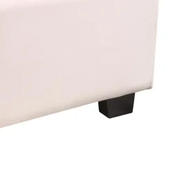 Twijfelaars-Beliani VINCENNES - Bed - Pastelroze - 140 x 200 cm - Fluweel