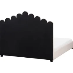 Twijfelaars-Beliani VINCENNES - Bed - Pastelroze - 140 x 200 cm - Fluweel