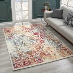 Muratap Vintage Van Gogh Vloerkleed Multi Laagpolig - 160x230 CM