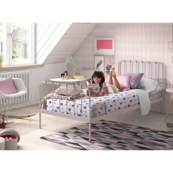 Kinderbedden-Vipack bed Alice - roze - 90x200 cm