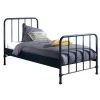 Vipack bed Bronxx - denim blauw - 90x200 cm
