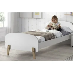 Kinderbedden-Vipack bed Kiddy - wit - 72,5x95x205,5 cm