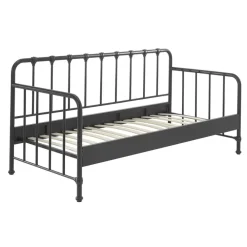 Vipack Bedbank Bronxx - zwart - 90x200 cm