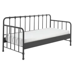 Vipack Bedbank Bronxx - zwart - 90x200 cm