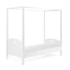 Vipack hemelbed Amori - wit - 74,5x97x211,2 cm