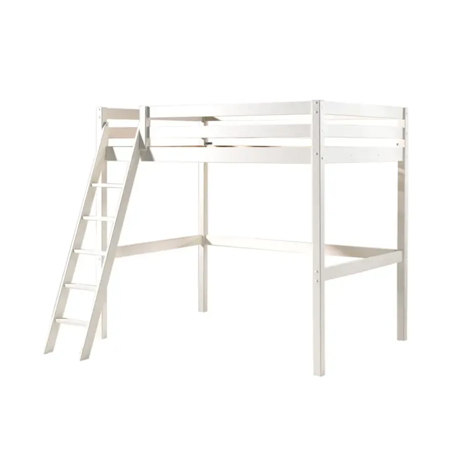 Kinderbedden-Vipack hoogslaper Pino - wit - 209x215x190 cm