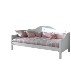 Kinderbedden-Vipack kajuitbed Amori met rolbed/opberglade - wit - 212x97x95 cm