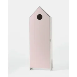 Kinderkledingkasten-Vipack kledingkast Casimi 1 deurs - roze - 171,5x57,6x37 cm