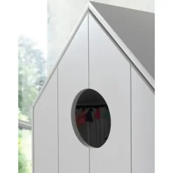Kinderkledingkasten-Vipack kledingkast Casimi 1 deurs - roze - 171,5x57,6x37 cm