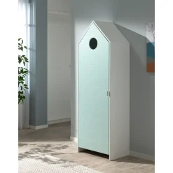 Kledingkasten|Kledingkasten-Vipack kledingkast Casimi 1 deurs - mint - 171,5x57,6x37 cm