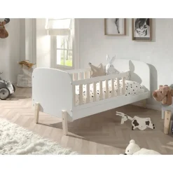 Kinderbedden-Vipack peuterbed Kiddy - wit - 68x77x148 cm