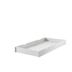 Vipack rolbed Erik op wielen - wit - 18,5x94x199 cm