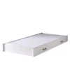 Vipack rolbed Lewis - wit - 199x94x18,5 cm