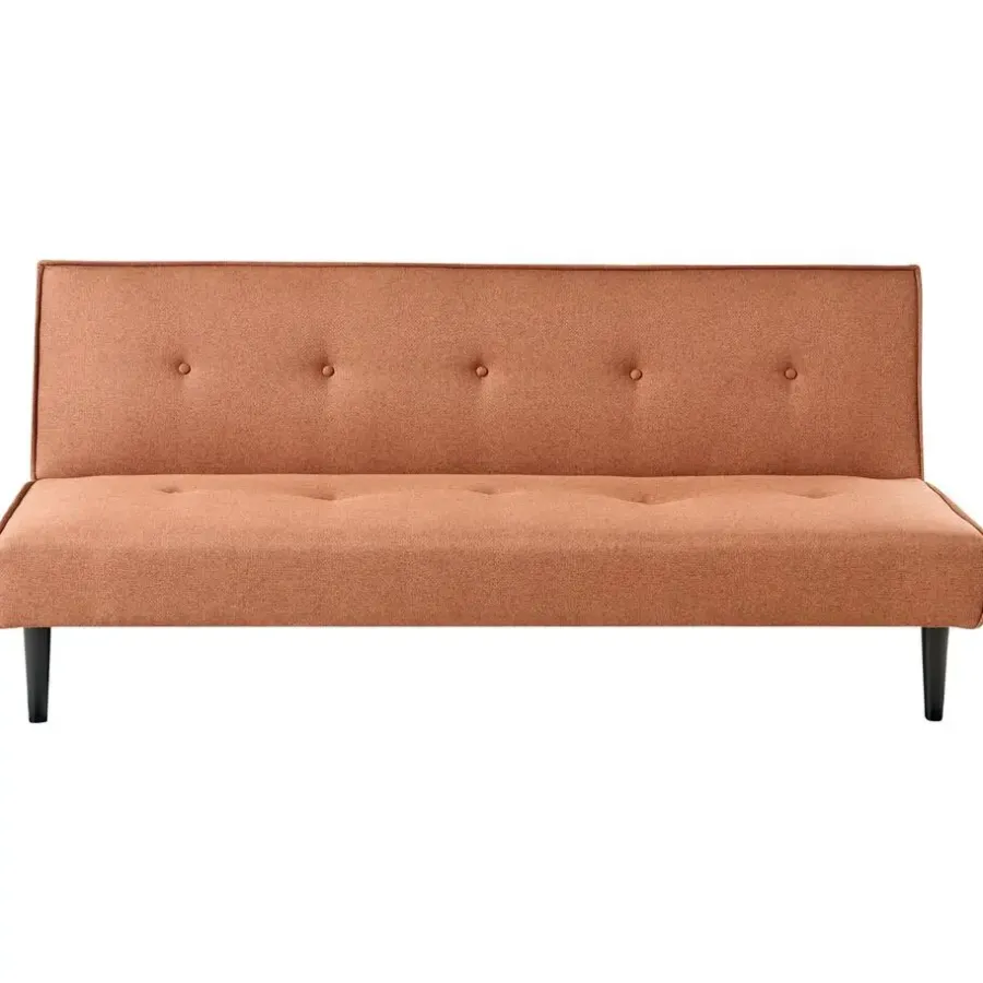 Beliani VISBY - Slaapbank 3-zits - Goudbruin - Polyester