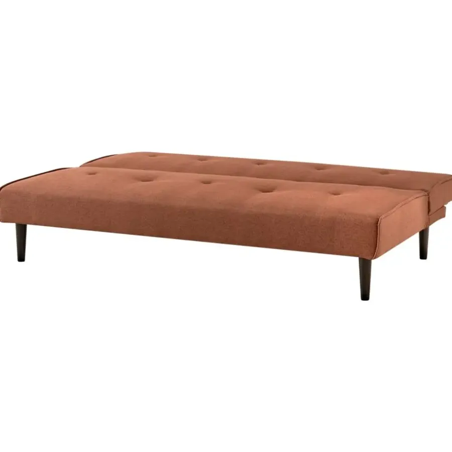 Beliani VISBY - Slaapbank 3-zits - Goudbruin - Polyester